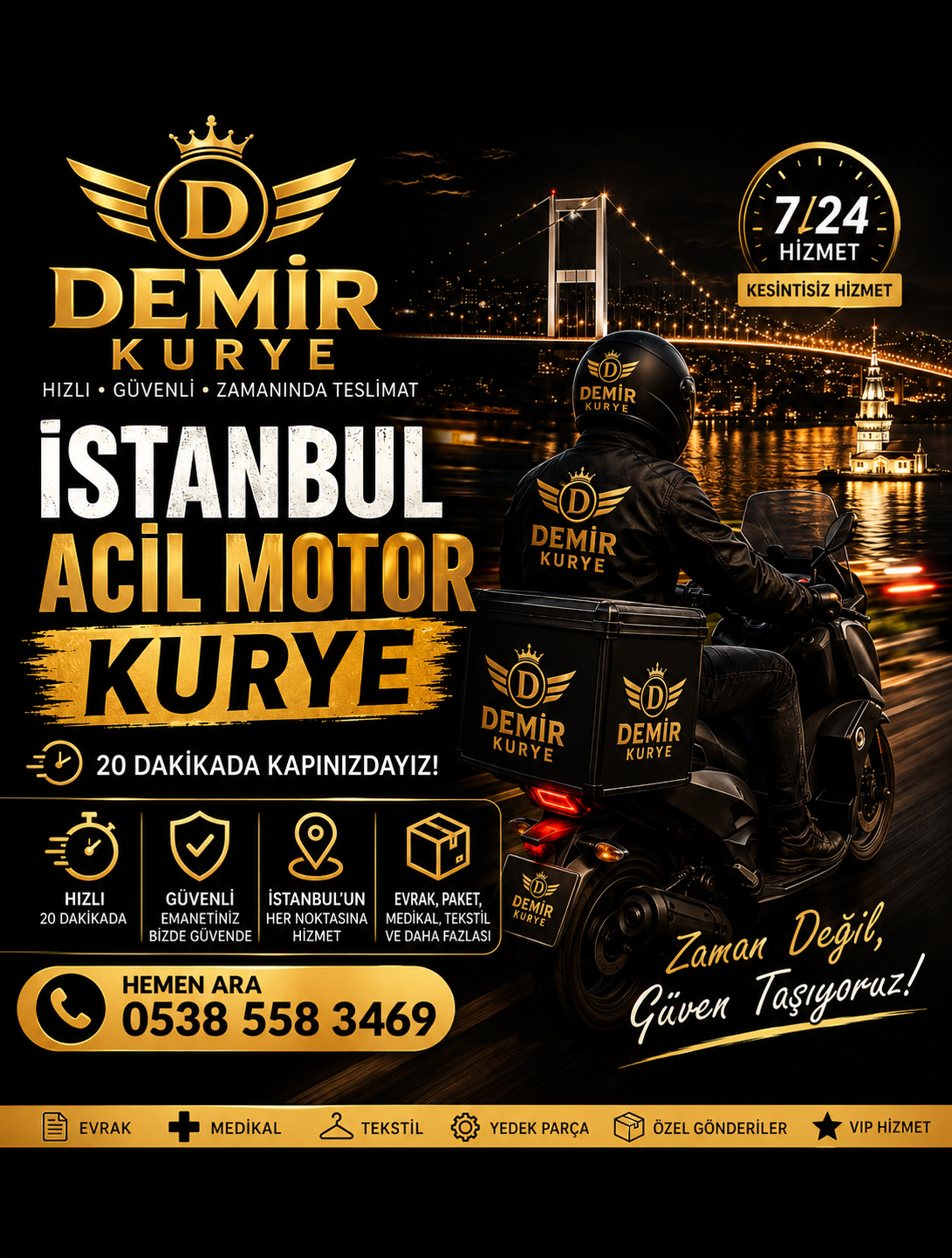 DEMİR KURYE logosu
